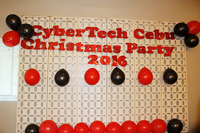 フィリピン セブCyberTech Cebu Xmas party 2016